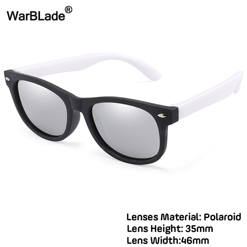 WarBlade New Kids Polarized Sunglasses TR90 Boys Girls Sun Glasses Silicone Safety Glasses Gift For Children Baby UV400 Eyewear