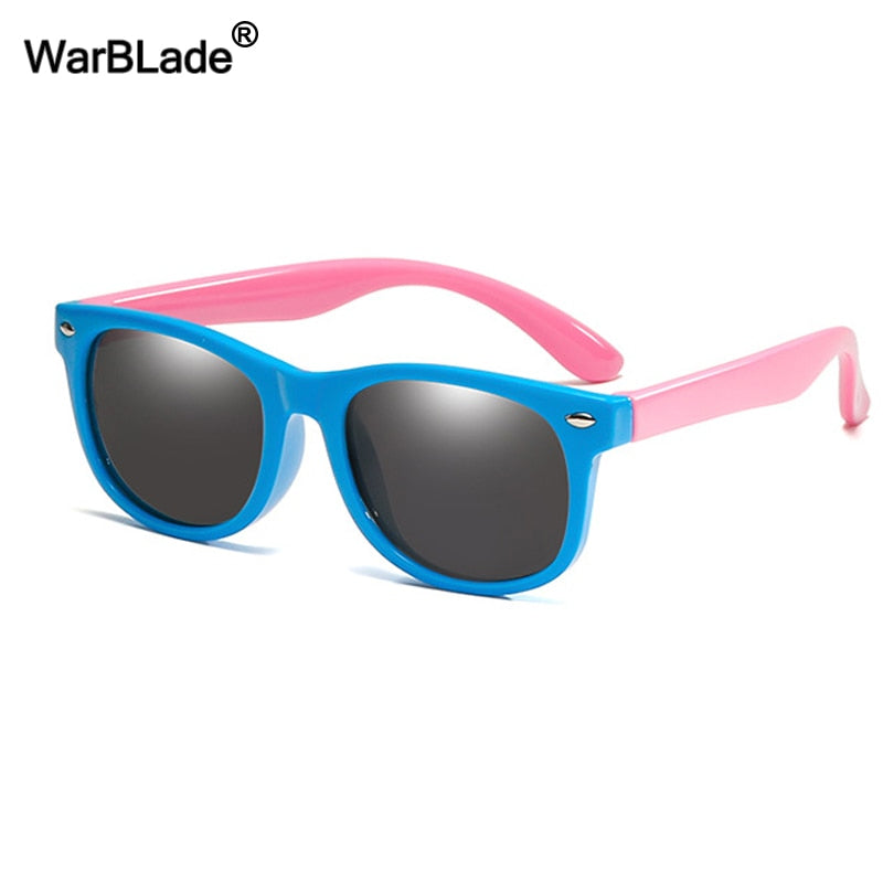 WarBlade New Kids Polarized Sunglasses TR90 Boys Girls Sun Glasses Silicone Safety Glasses Gift For Children Baby UV400 Eyewear