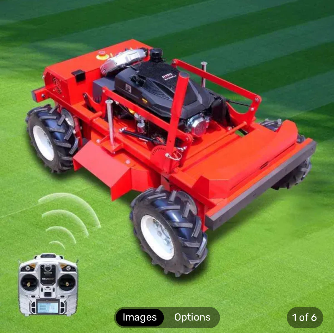 Remote control lawn mower