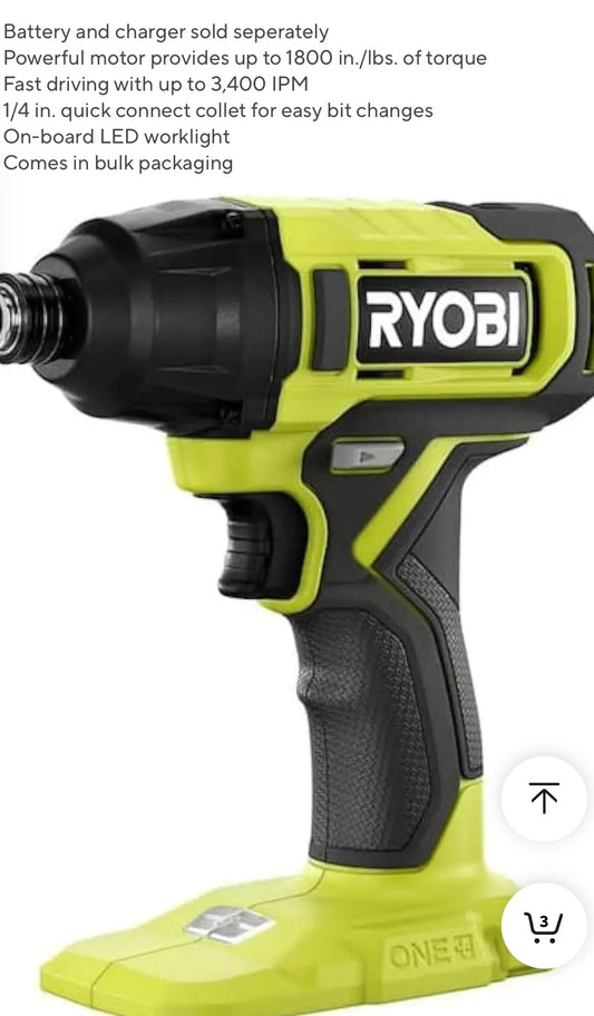 Ryobi impact driver