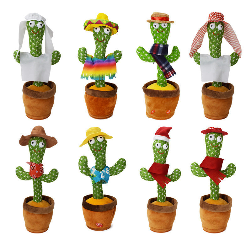 Dance Cactus Toy Wholesale DancingCactus with 2022 New Music Luminous recording cactus