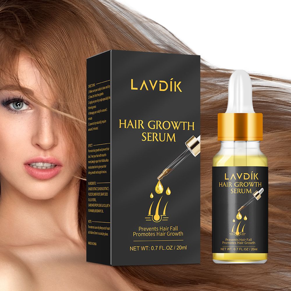 Cross-border LAVDIK Hair Essence HAIR GROWTH Care Essential Oil OEM Processing