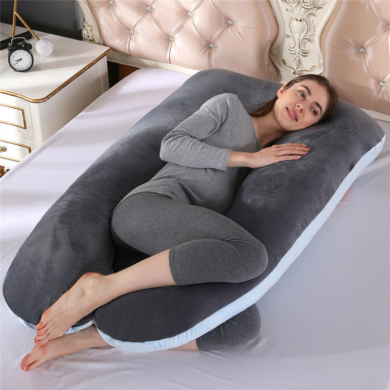 Step Into The Pregnant Woman Pillow Waist Side Sleep U-shaped Multifunctional Pillow Belly Support Nap Tmall Amazon Ebay Direct Supply