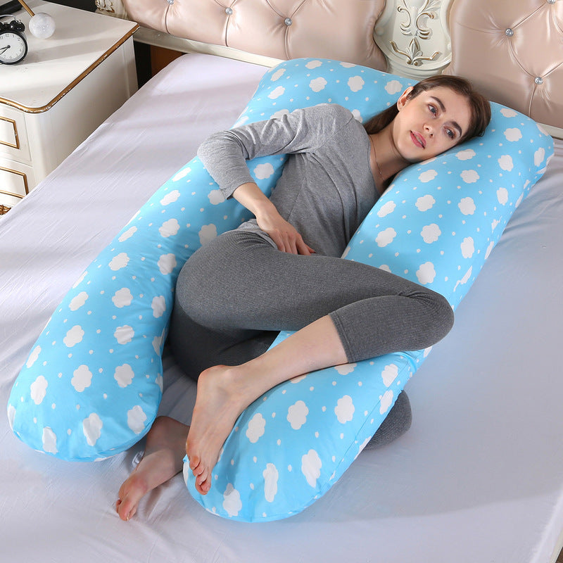 Step Into The Pregnant Woman Pillow Waist Side Sleep U-shaped Multifunctional Pillow Belly Support Nap Tmall Amazon Ebay Direct Supply