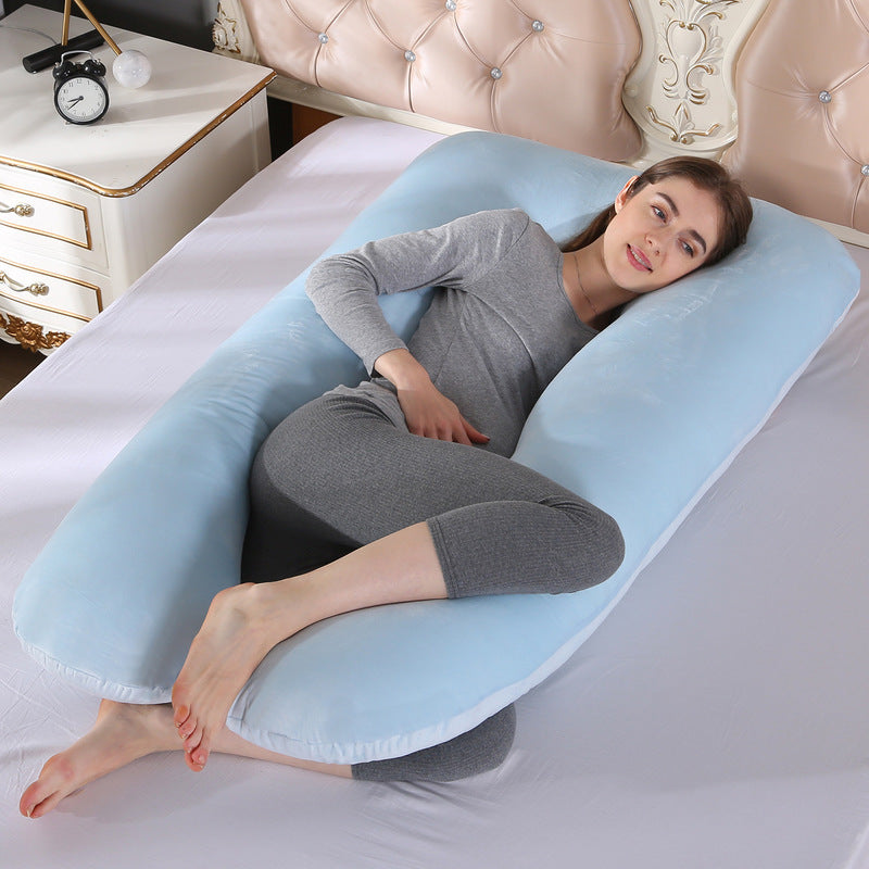 Step Into The Pregnant Woman Pillow Waist Side Sleep U-shaped Multifunctional Pillow Belly Support Nap Tmall Amazon Ebay Direct Supply