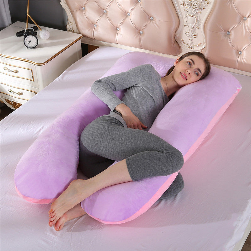 Step Into The Pregnant Woman Pillow Waist Side Sleep U-shaped Multifunctional Pillow Belly Support Nap Tmall Amazon Ebay Direct Supply