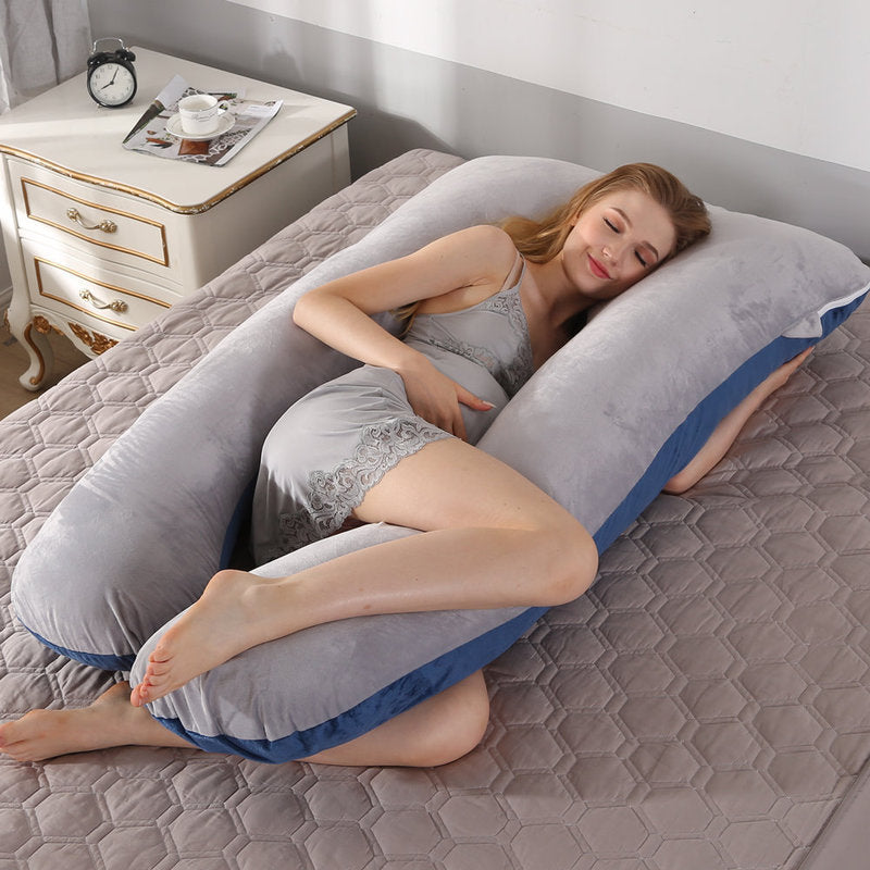 Step Into The Pregnant Woman Pillow Waist Side Sleep U-shaped Multifunctional Pillow Belly Support Nap Tmall Amazon Ebay Direct Supply