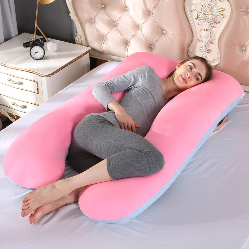 Step Into The Pregnant Woman Pillow Waist Side Sleep U-shaped Multifunctional Pillow Belly Support Nap Tmall Amazon Ebay Direct Supply