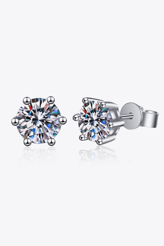 Moissanite Stud Earrings