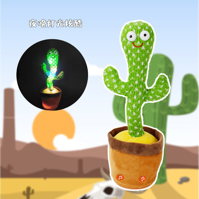 Dance Cactus Toy Wholesale DancingCactus with 2022 New Music Luminous recording cactus