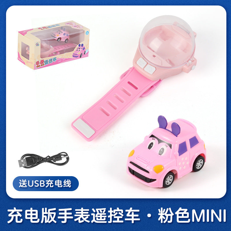 Cross Border remote control car Children's toy car watch remote control car Mini racing boy remote control car car watch