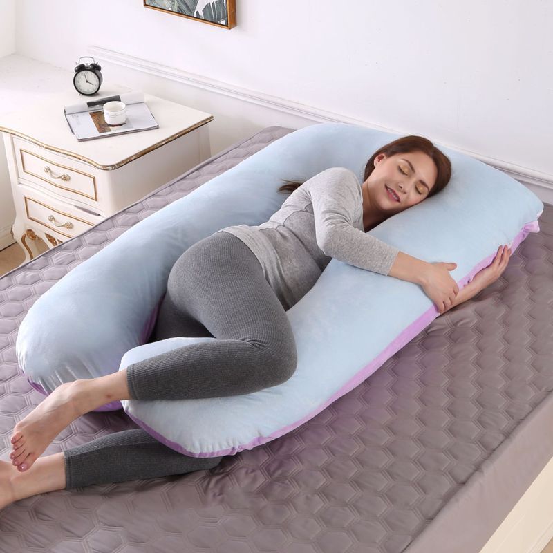 Step Into The Pregnant Woman Pillow Waist Side Sleep U-shaped Multifunctional Pillow Belly Support Nap Tmall Amazon Ebay Direct Supply