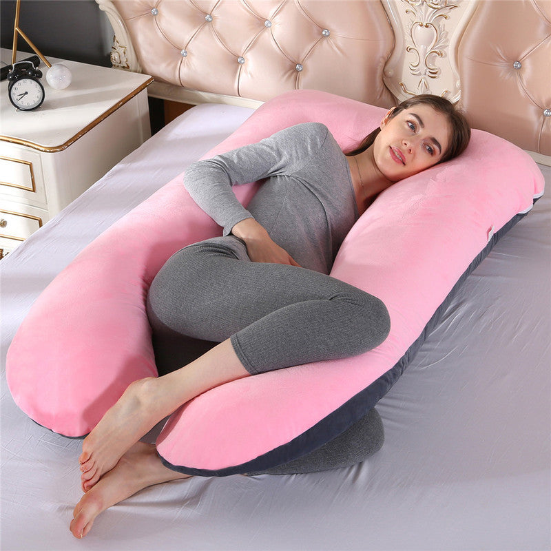 Step Into The Pregnant Woman Pillow Waist Side Sleep U-shaped Multifunctional Pillow Belly Support Nap Tmall Amazon Ebay Direct Supply