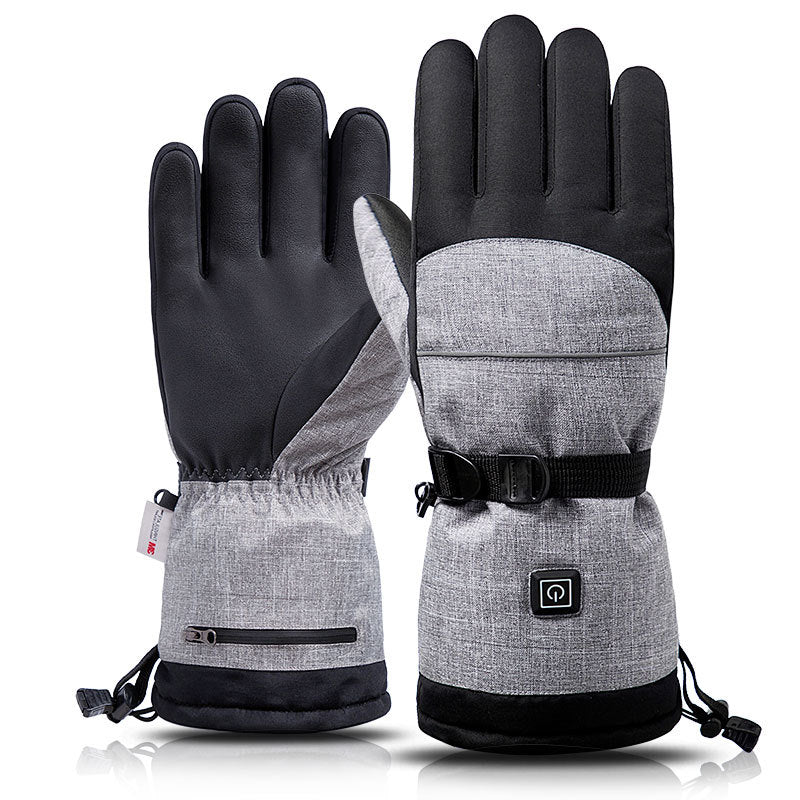 Outdoor cold and warm three-speed thermostat gloves