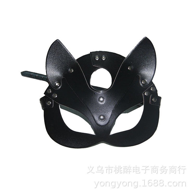 New adult PU leather Fox eye mask fun mask cosplay dance mask wholesale trade