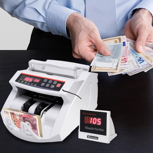 Professional Money Counter Fast Cash Counting Machine Bank UK