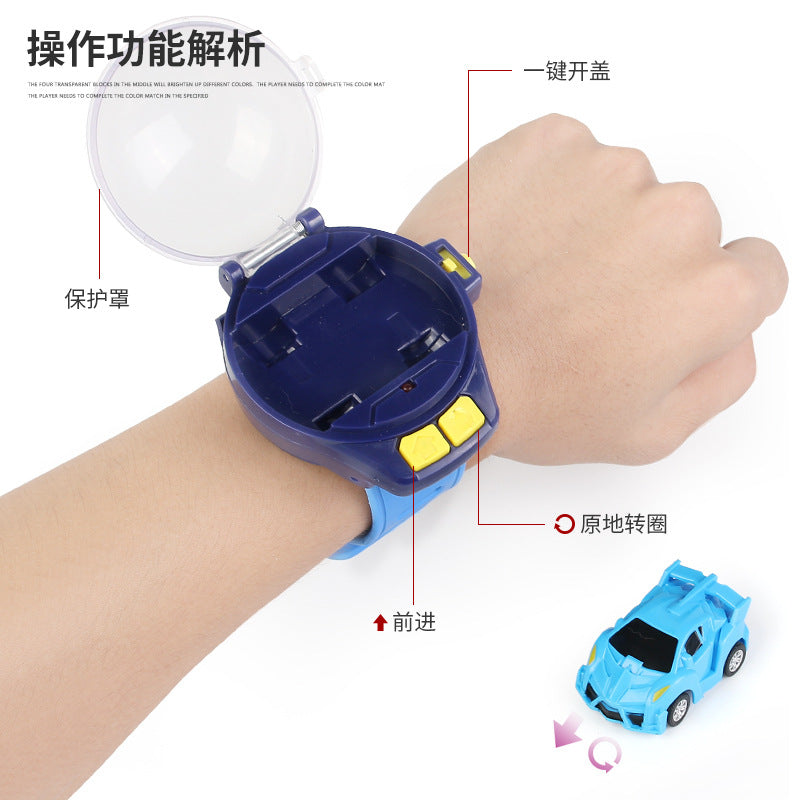 Cross Border remote control car Children's toy car watch remote control car Mini racing boy remote control car car watch