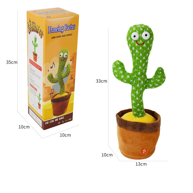 Dance Cactus Toy Wholesale DancingCactus with 2022 New Music Luminous recording cactus