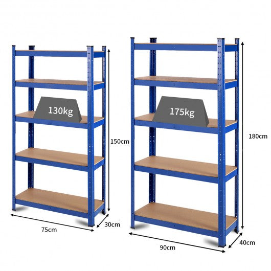 5 Layer Heavy Duty Rack Freestanding Home Garage