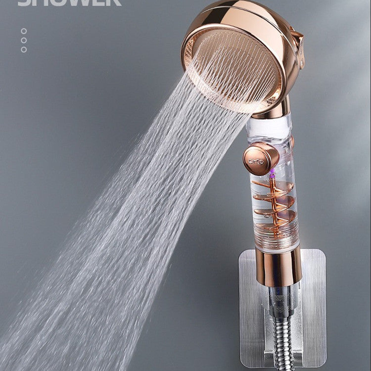 Beauty3 turbo pole supercharged shower shower head whirlpool bath bath hose set water heater shower head