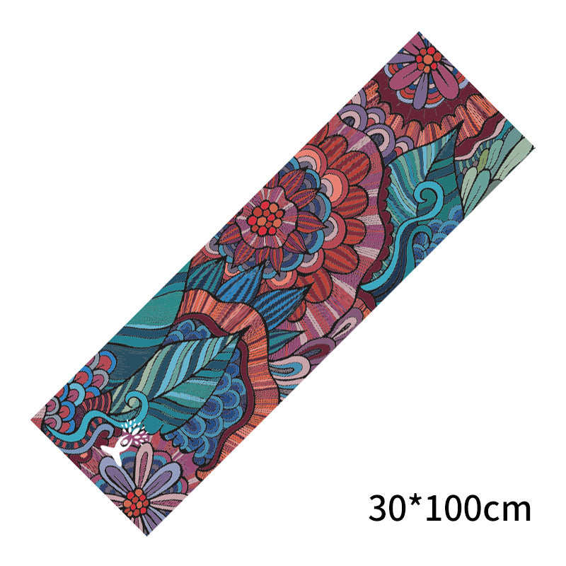 Yoga Towel custom 30*100 Sports Quick drying towel Thin Yoga Studio Gift set printed towel