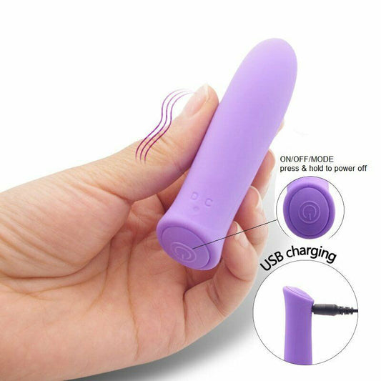 Silicone vibrator massage bullet charging vibrator bullet USB charging silicone fun jump egg