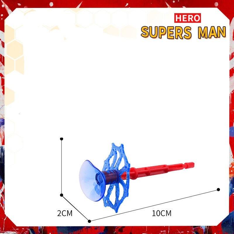 Marvel Spiderman Figure Toy Kids Plastic Cosplay Glove Launcher Set Hero Launcher Wrist Toy Set Funny Toys Boy Children's Gift