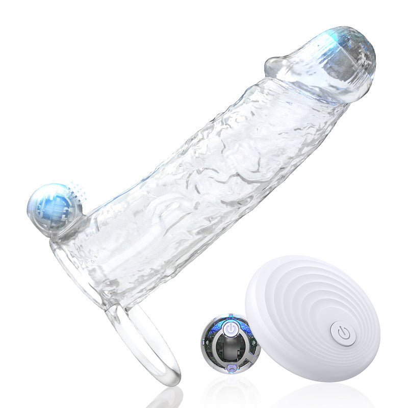 OMOBO Wireless Remote Control Charging Finger Sleeve 10 Frequency Vibrator Male Chastity Cock Ring Penis Vibrator Ring