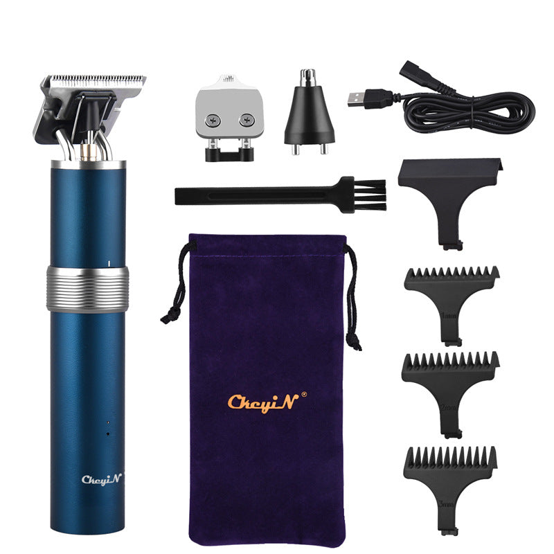 Hot Men's Electric Hair Clipper Shaver Razor Multi-function Oil Head Cut Men's Hair Clipper Carving Set