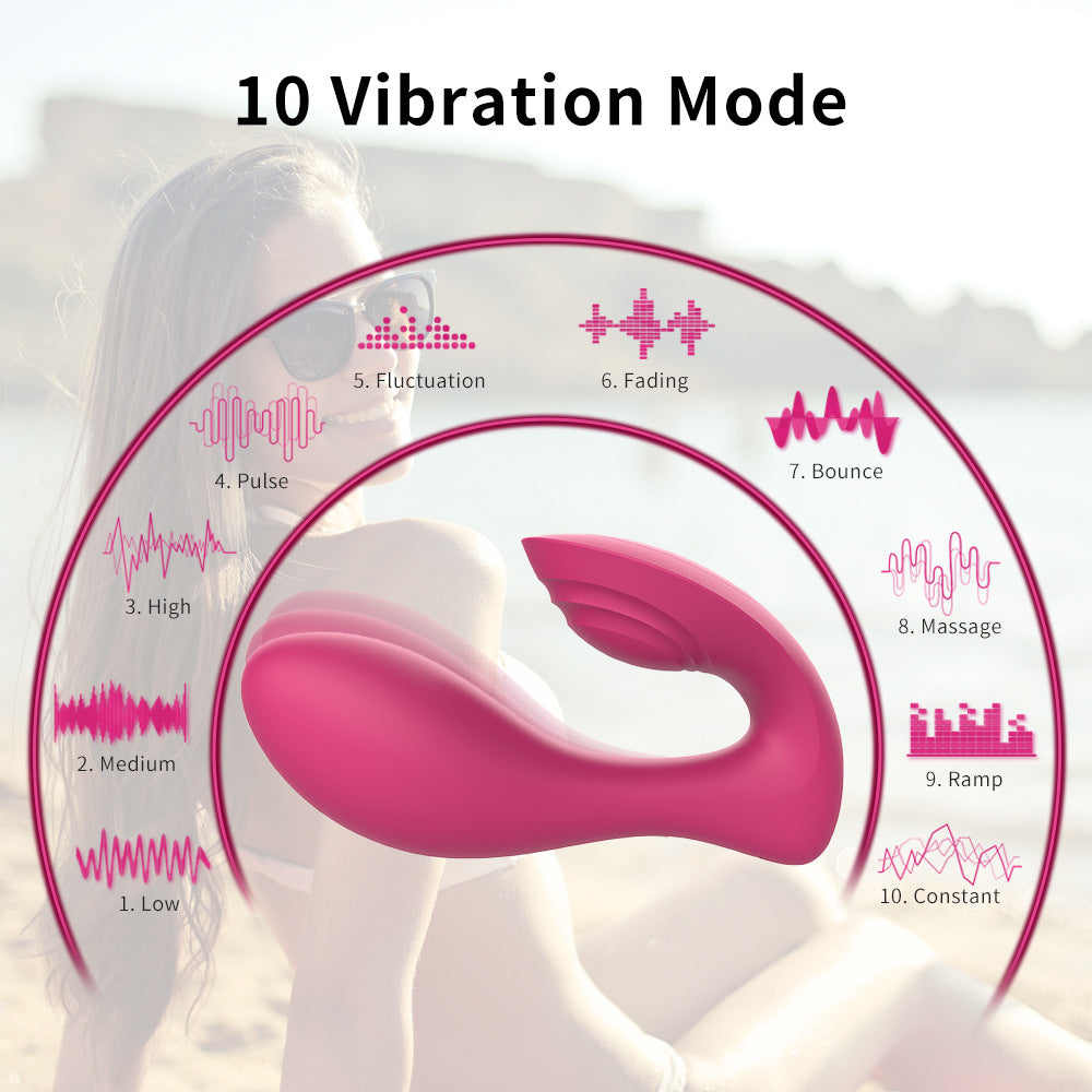 Factory Goods Sex Toys Female Masturbator Female Massage Stick C Point G Point Clitoral Stimulation Remote Control Flapping Vibrator