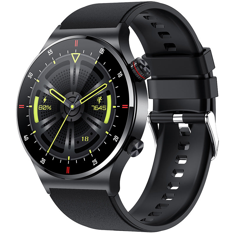 New Bluetooth Call QW33 Smart Watch ECG+PPG Business Stainless Steel Strap Waterproof Men's Watch