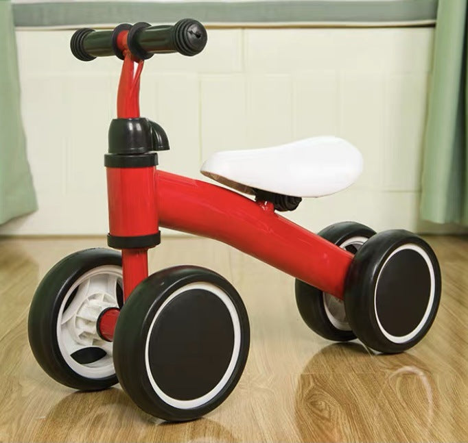 Children's Balance Scooter Gift Scooter Walker 1 To 3 Years Old Baby Yo-yo Car Four-wheel Balance Scooter Walker