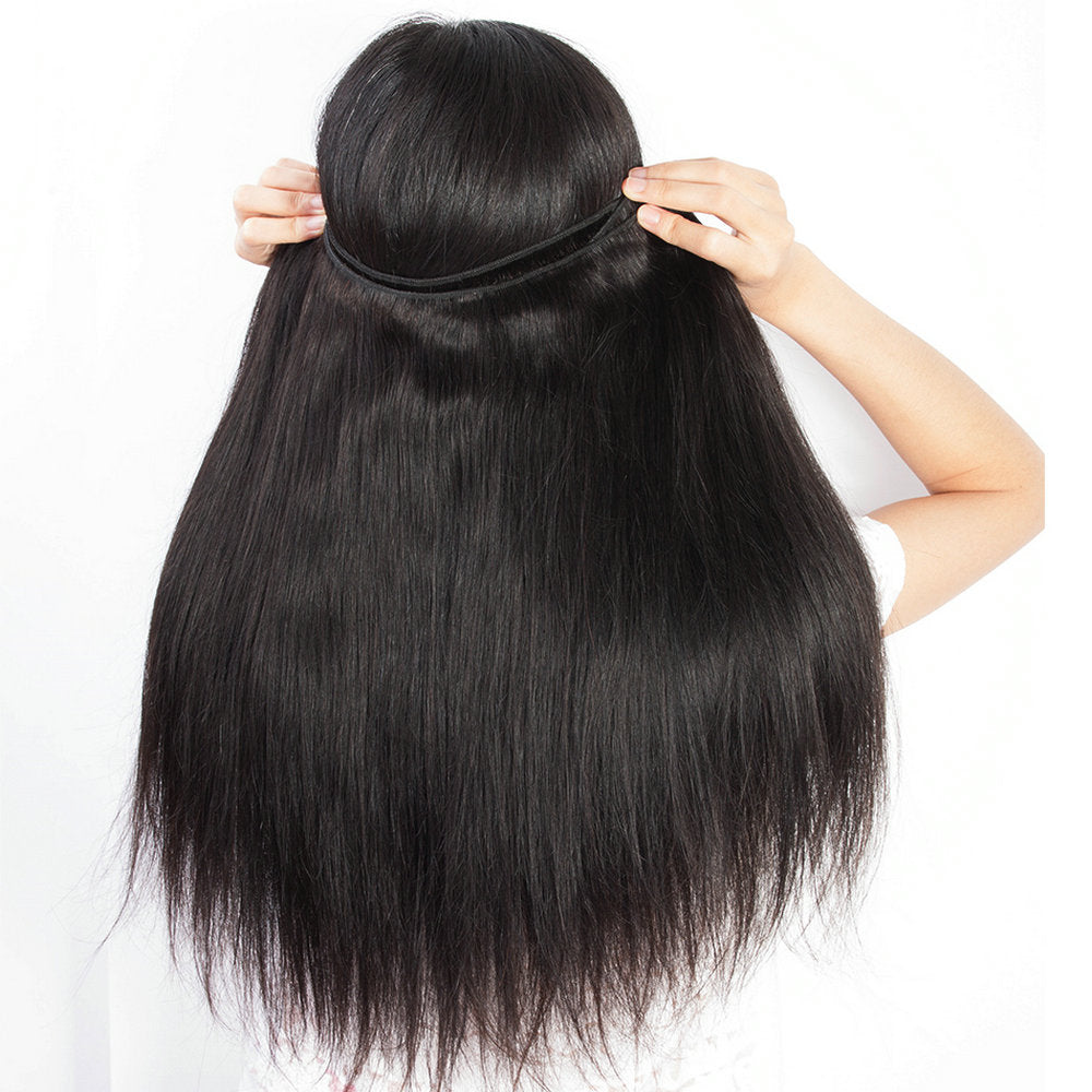 Indian Straight Human Hair Bundles Natural Black 10-30 inch Cheap Human Hair Extensions 1/3/4 Bundles Vendors Wholesale Hair