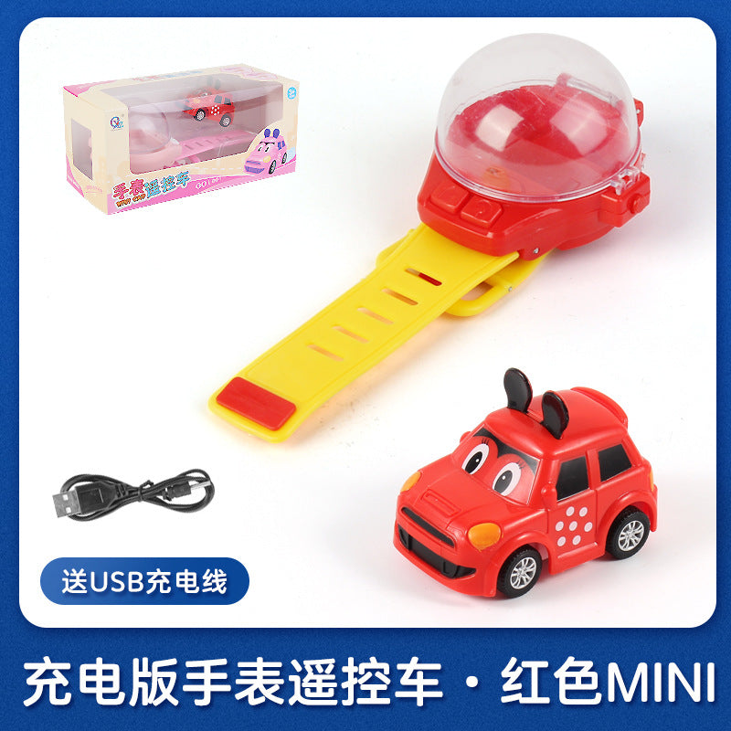 Cross Border remote control car Children's toy car watch remote control car Mini racing boy remote control car car watch