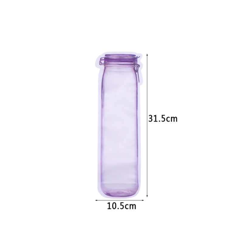 Household food preservation Ziploc bag Mason bottle special-shaped ziploc bag preservation moisture-proof portable sealing pocket free combination