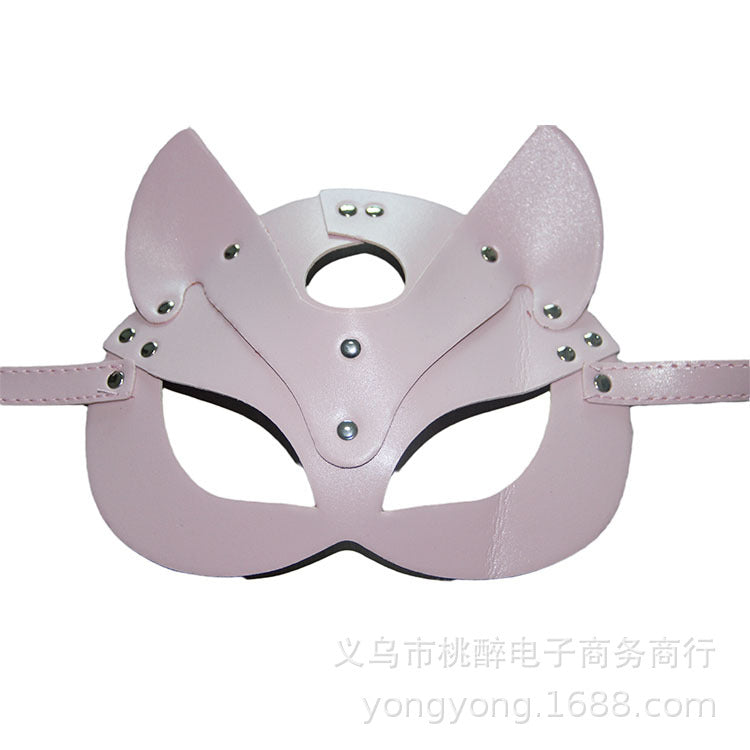 New adult PU leather Fox eye mask fun mask cosplay dance mask wholesale trade