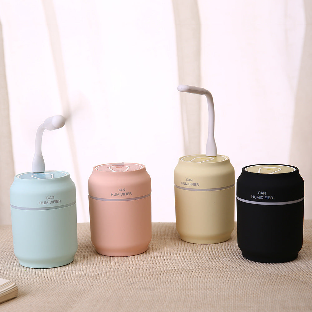 Creative three-in-one cans humidifier Mini portable home desktop car USB air humidifier