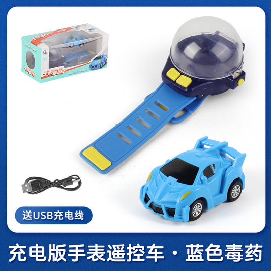 Cross Border remote control car Children's toy car watch remote control car Mini racing boy remote control car car watch