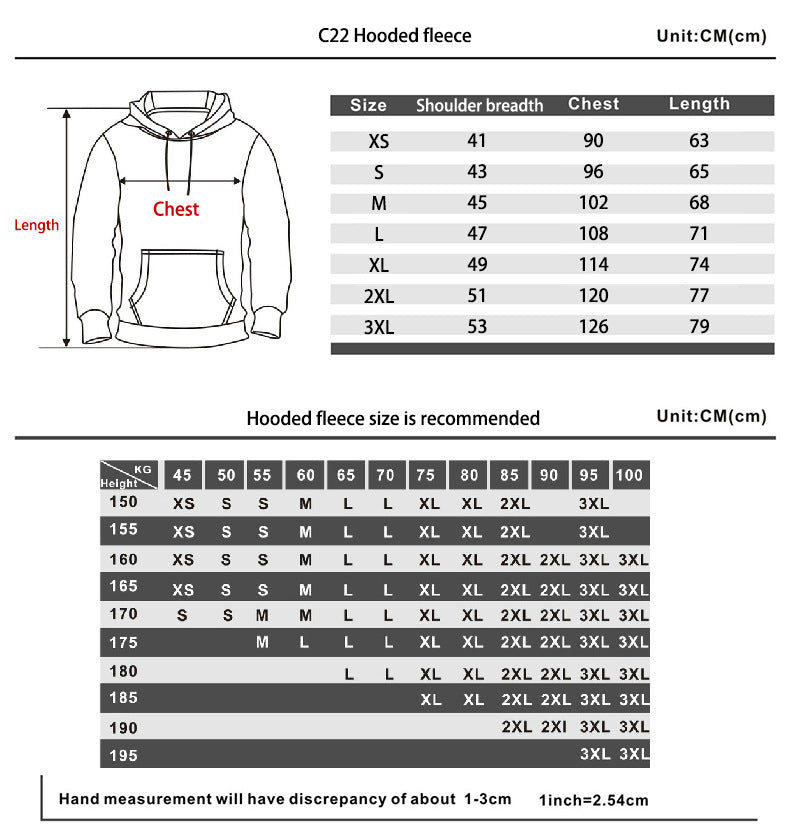 Anime Print Men's And Women's Hoodies Harajuku Street Fashion Hooded Sweatshirt